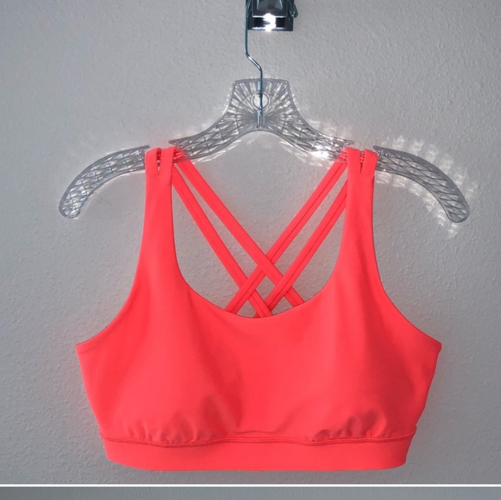 Lululemon Energy Bra H2O Grapefruit 10
